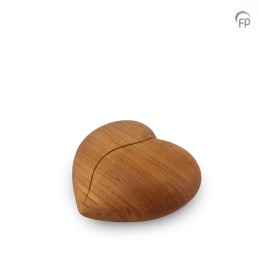 Houten keepsake hart met sleuf